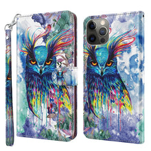 Load image into Gallery viewer, 3D Painting Pattern Flip Leather Phone Case, For iPhone 14, For iPhone 14 Plus, For iPhone 14 Pro, For iPhone 14 Pro Max