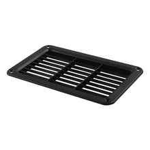 Load image into Gallery viewer, A6788 193x122mm Black Rectangle Louvered Ventilation Plastic Venting Panel Cover, 193x122mm
