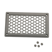 Load image into Gallery viewer, A6790 198x114mm Grey Rectangle Louvered Ventilation Plastic Venting Panel Cover, 198x114mm