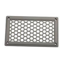 Load image into Gallery viewer, A6790 198x114mm Grey Rectangle Louvered Ventilation Plastic Venting Panel Cover, 198x114mm
