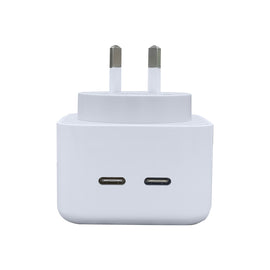 SDC-40W Dual PD USB-C / Type-C Charger for iPhone / iPad Series, AU Plug