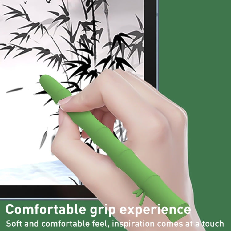 Bamboo Liquid Silicone Gel Stylus Pen Protective Case