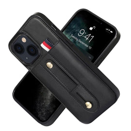 Wristband Kickstand Wallet Leather Phone Case, For iPhone 13 mini, For iPhone 13, For iPhone 13 Pro, For iPhone 13 Pro Max, For iPhone 12 mini, For iPhone 12 / 12 Pro, For iPhone 12 Pro Max, For iPhone 11, For iPhone 11 Pro