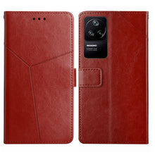 Load image into Gallery viewer, Y Stitching Horizontal Flip Leather Phone Case, For Xiaomi Poco F4 5G, For Xiaomi Poco X4 GT