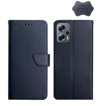 Load image into Gallery viewer, Genuine Leather Fingerprint-proof Horizontal Flip Phone Case, For Xiaomi Poco F4 5G, For Xiaomi Poco X4 GT