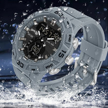 Load image into Gallery viewer, SANDA 3087 Luminous Waterproof Dual Display Electronic Watch