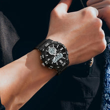 Load image into Gallery viewer, SANDA 3087 Luminous Waterproof Dual Display Electronic Watch
