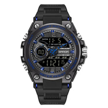 Load image into Gallery viewer, SANDA 6092 Luminous Dual Time Display Waterproof Sports Watch