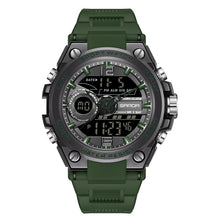 Load image into Gallery viewer, SANDA 6092 Luminous Dual Time Display Waterproof Sports Watch