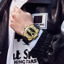 Load image into Gallery viewer, SANDA 6092 Luminous Dual Time Display Waterproof Sports Watch