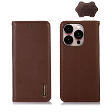 Load image into Gallery viewer, KHAZNEH Nappa Top Layer Cowhide Leather Phone Case, For iPhone 14, For iPhone 14 Plus, For iPhone 14 Pro Max, For iPhone 14 Pro