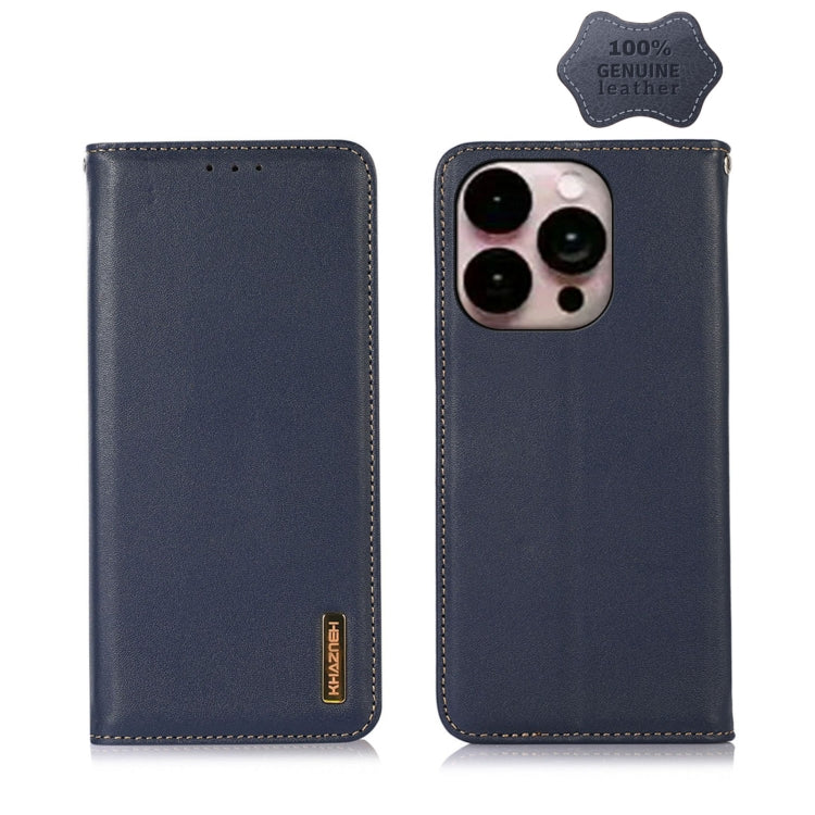 KHAZNEH Nappa Top Layer Cowhide Leather Phone Case, For iPhone 14, For iPhone 14 Plus, For iPhone 14 Pro Max, For iPhone 14 Pro