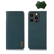 Load image into Gallery viewer, KHAZNEH Nappa Top Layer Cowhide Leather Phone Case, For iPhone 14, For iPhone 14 Plus, For iPhone 14 Pro Max, For iPhone 14 Pro