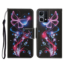 Load image into Gallery viewer, Colored Drawing Pattern Flip Leather Phone Case, For OPPO Reno7 4G