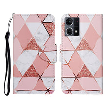 Load image into Gallery viewer, Colored Drawing Pattern Flip Leather Phone Case, For OPPO Reno7 4G
