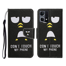 Load image into Gallery viewer, Colored Drawing Pattern Flip Leather Phone Case, For OPPO Reno7 4G
