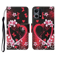 Load image into Gallery viewer, Colored Drawing Pattern Flip Leather Phone Case, For OPPO Reno7 4G