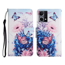 Load image into Gallery viewer, Colored Drawing Pattern Flip Leather Phone Case, For OPPO Reno7 4G