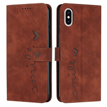 Load image into Gallery viewer, Skin Feel Heart Pattern Leather Phone Case, For iPhone XS Max, For iPhone XR, For iPhone SE 2022 / SE 2020 / 8 / 7, For iPhone 8 Plus / 7 Plus / 6 Plus