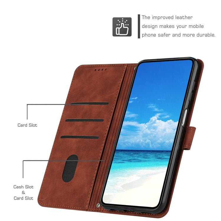 Skin Feel Heart Pattern Leather Phone Case, For iPhone XS Max, For iPhone XR, For iPhone SE 2022 / SE 2020 / 8 / 7, For iPhone 8 Plus / 7 Plus / 6 Plus