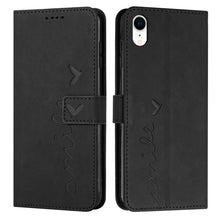 Load image into Gallery viewer, Skin Feel Heart Pattern Leather Phone Case, For iPhone XS Max, For iPhone XR, For iPhone SE 2022 / SE 2020 / 8 / 7, For iPhone 8 Plus / 7 Plus / 6 Plus