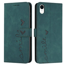 Load image into Gallery viewer, Skin Feel Heart Pattern Leather Phone Case, For iPhone XS Max, For iPhone XR, For iPhone SE 2022 / SE 2020 / 8 / 7, For iPhone 8 Plus / 7 Plus / 6 Plus