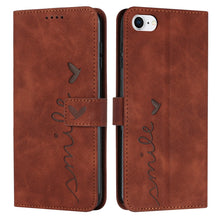 Load image into Gallery viewer, Skin Feel Heart Pattern Leather Phone Case, For iPhone XS Max, For iPhone XR, For iPhone SE 2022 / SE 2020 / 8 / 7, For iPhone 8 Plus / 7 Plus / 6 Plus