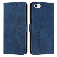 Load image into Gallery viewer, Skin Feel Heart Pattern Leather Phone Case, For iPhone XS Max, For iPhone XR, For iPhone SE 2022 / SE 2020 / 8 / 7, For iPhone 8 Plus / 7 Plus / 6 Plus
