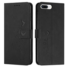 Load image into Gallery viewer, Skin Feel Heart Pattern Leather Phone Case, For iPhone XS Max, For iPhone XR, For iPhone SE 2022 / SE 2020 / 8 / 7, For iPhone 8 Plus / 7 Plus / 6 Plus
