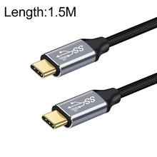 Load image into Gallery viewer, 10Gbps USB-C / Type-C Male to Male Charging Data Transmission Cable, 50cm, 1m, 1.5m, 2m