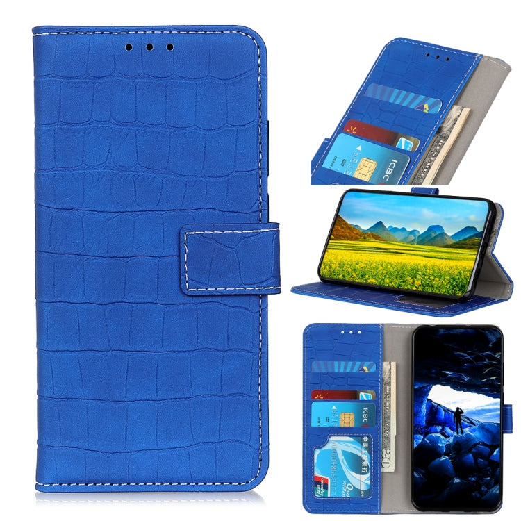 Crocodile Texture Leather Phone Case, For Xiaomi Redmi Note 11T Pro 5G / Note 11T Pro+ 5G China / Poco X4 GT 5G