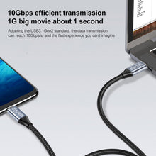 Load image into Gallery viewer, 10Gbps USB-C / Type-C Female to Male Elbow Charging Data Transmission Extension Cable, 1.5m, 2m, 3m