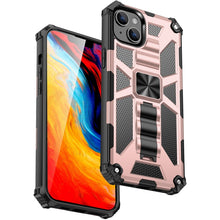 Load image into Gallery viewer, Armor Shockproof TPU + PC Magnetic Protective Phone Case with Holder, For iPhone 14, For iPhone 14 Pro, For iPhone 14 Pro Max, For iPhone 14 Plus
