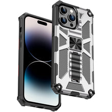 Load image into Gallery viewer, Armor Shockproof TPU + PC Magnetic Protective Phone Case with Holder, For iPhone 14, For iPhone 14 Pro, For iPhone 14 Pro Max, For iPhone 14 Plus