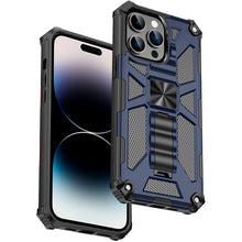 Load image into Gallery viewer, Armor Shockproof TPU + PC Magnetic Protective Phone Case with Holder, For iPhone 14, For iPhone 14 Pro, For iPhone 14 Pro Max, For iPhone 14 Plus