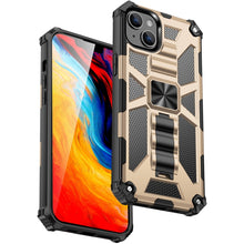 Load image into Gallery viewer, Armor Shockproof TPU + PC Magnetic Protective Phone Case with Holder, For iPhone 14, For iPhone 14 Pro, For iPhone 14 Pro Max, For iPhone 14 Plus