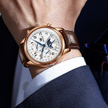 Load image into Gallery viewer, OLEVS 6667 Multifunction Waterproof Luminous Mechanical Men Watch