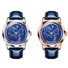 Load image into Gallery viewer, OLEVS 9923 Luminous Starry Dial Automatic Mechanical Men Watch