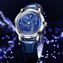 Load image into Gallery viewer, OLEVS 9923 Luminous Starry Dial Automatic Mechanical Men Watch