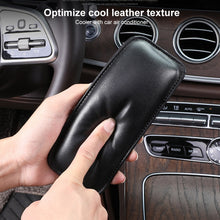 Load image into Gallery viewer, 2 PCS Car Non-slip Soft Floor Protector Carpet Floor Mat Knee Bolster, PU Leather, First Layer Cowhide