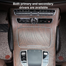 Load image into Gallery viewer, 2 PCS Car Non-slip Soft Floor Protector Carpet Floor Mat Knee Bolster, PU Leather, First Layer Cowhide