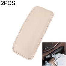 Load image into Gallery viewer, 2 PCS Car Non-slip Soft Floor Protector Carpet Floor Mat Knee Bolster, PU Leather, First Layer Cowhide