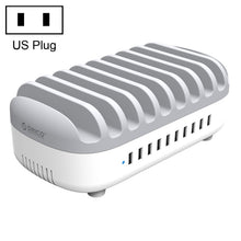 Load image into Gallery viewer, ORICO DUK-10P-DX 120W 5V 2.4A 10 Ports USB Charging Station,, AU Plug, EU Plug, US Plug, UK Plug