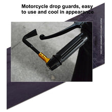 Load image into Gallery viewer, 2 PCS Universal 22mm Shockproof Protection Rod CNC Horn Shape Handbrake Motorcycle Modification Accessories
