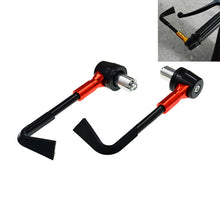 Load image into Gallery viewer, 2 PCS Universal 22mm Shockproof Protection Rod CNC Horn Shape Handbrake Motorcycle Modification Accessories