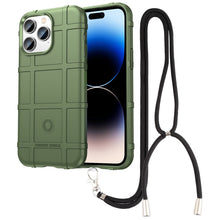 Load image into Gallery viewer, Lanyard Rugged Shield TPU Phone Case, For iPhone 14, For iPhone 14 Plus, For iPhone 14 Pro, For iPhone 14 Pro Max