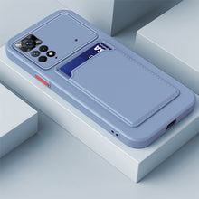 Load image into Gallery viewer, Skin Feel Card Contrast Color Button TPU Phone Case, For Xiaomi Redmi Note 11 6.43 inch / Poco M4 Pro 4G