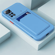 Load image into Gallery viewer, Skin Feel Card Contrast Color Button TPU Phone Case, For Xiaomi Redmi Note 11 6.43 inch / Poco M4 Pro 4G
