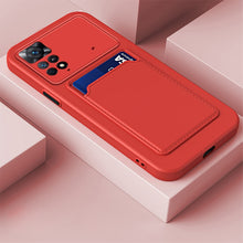 Load image into Gallery viewer, Skin Feel Card Contrast Color Button TPU Phone Case, For Xiaomi Redmi Note 11 6.43 inch / Poco M4 Pro 4G