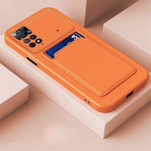 Load image into Gallery viewer, Skin Feel Card Contrast Color Button TPU Phone Case, For Xiaomi Redmi Note 11 6.43 inch / Poco M4 Pro 4G